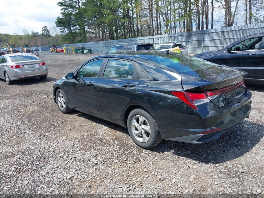 2021 Hyundai Elantra VIN KMHLL4AG4MU173179 IAAI salvage auction — FRONT & REAR, Salvage Title, sold $3,300 on 2026-07-13 (photo 3)