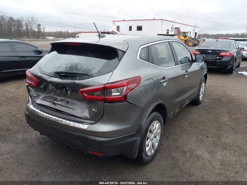 2020 Nissan Rogue VIN JN1BJ1CW6LW368411 IAAI salvage auction — REAR END, Wait Title, sold $2,250 on 2026-07-15 (photo 4)