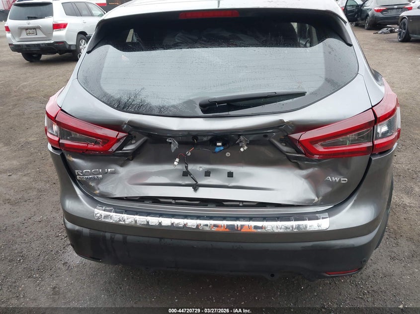 2020 Nissan Rogue VIN JN1BJ1CW6LW368411 IAAI salvage auction — REAR END, Wait Title, sold $2,250 on 2026-07-15 (photo 6)