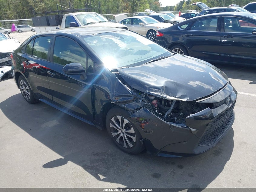 2022 Toyota Corolla VIN JTDEAMDEXNJ046551 IAAI salvage auction — FRONT END, Wait Title, sold $25 on 2026-07-22 (photo 1)
