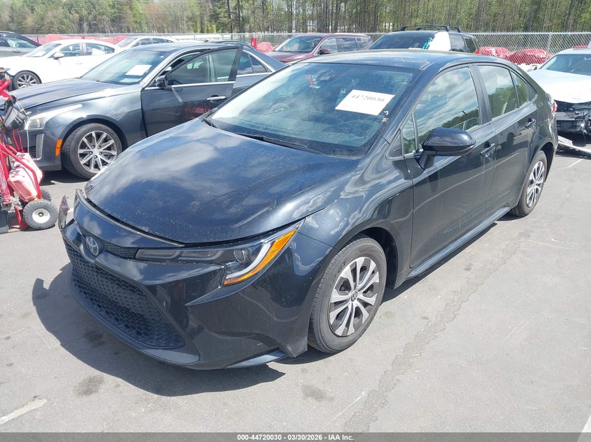 2022 Toyota Corolla VIN JTDEAMDEXNJ046551 IAAI salvage auction — FRONT END, Wait Title, sold $25 on 2026-07-22 (photo 2)