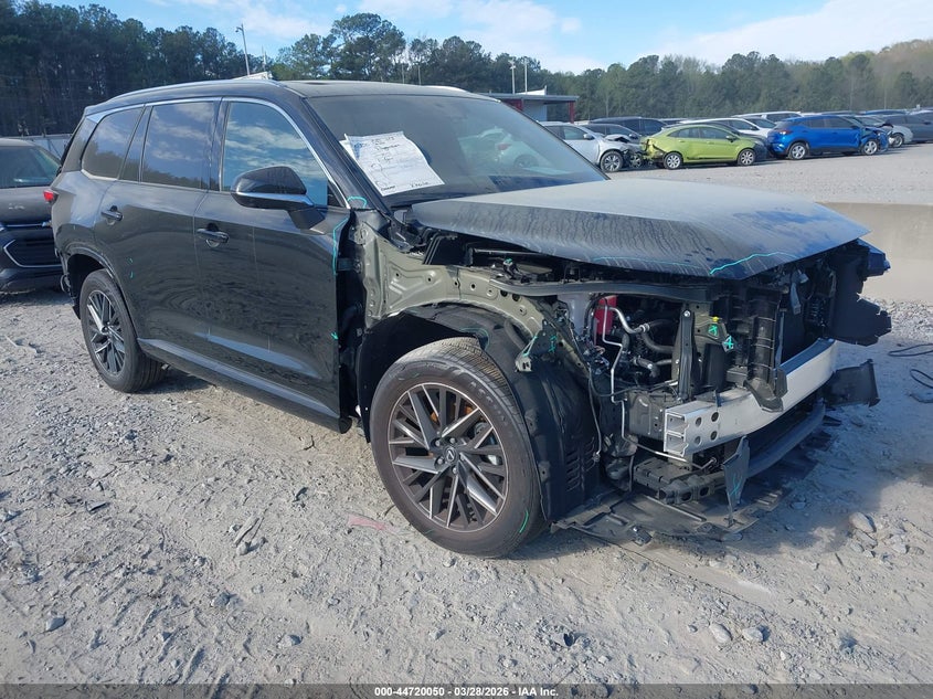 2025 Lexus Tx VIN 5TDAAAB65SS034332 IAAI salvage auction — FRONT END, Wait Title, sold $24,325 on 2026-08-18 (photo 1)