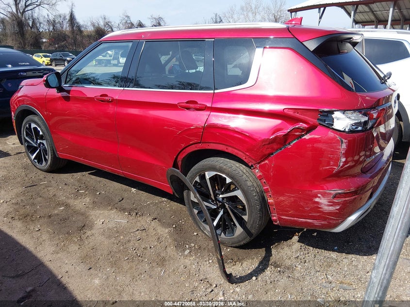 2022 Mitsubishi Outlander VIN JA4J4VA89NZ090742 IAAI salvage auction — LEFT SIDE, Salvage - Greater Than 75% (Maryland), sold $6,200 on 2026-07-30 (photo 3)