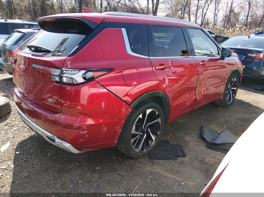 2022 Mitsubishi Outlander VIN JA4J4VA89NZ090742 IAAI salvage auction — LEFT SIDE, Salvage - Greater Than 75% (Maryland), sold $6,200 on 2026-07-30 (photo 4)