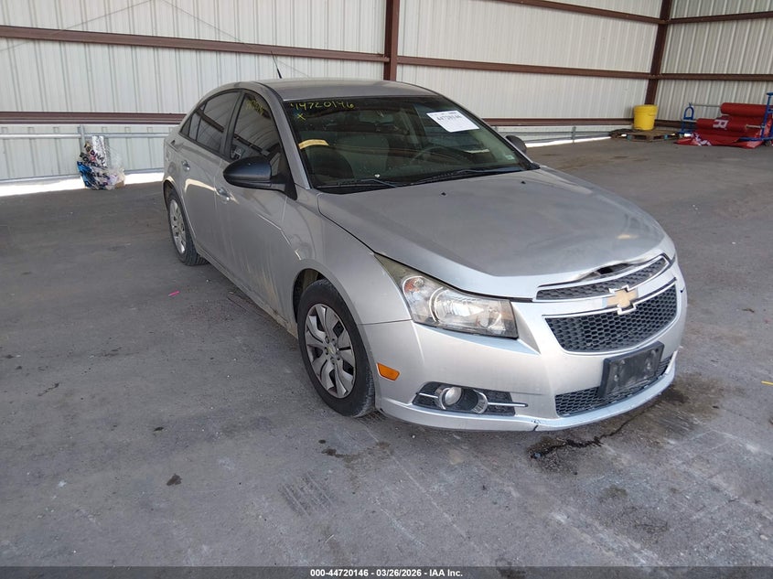 2014 Chevrolet Cruze VIN 1G1PA5SH1E7418263 IAAI salvage auction — FRONT END, Wait Title, sold $525 on 2026-07-09 (photo 1)