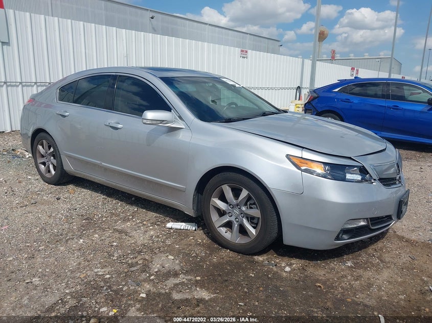 2012 Acura Tl VIN 19UUA8F55CA020969 IAAI salvage auction — FRONT END, Original (Texas), sold $1,800 on 2026-07-09 (photo 1)