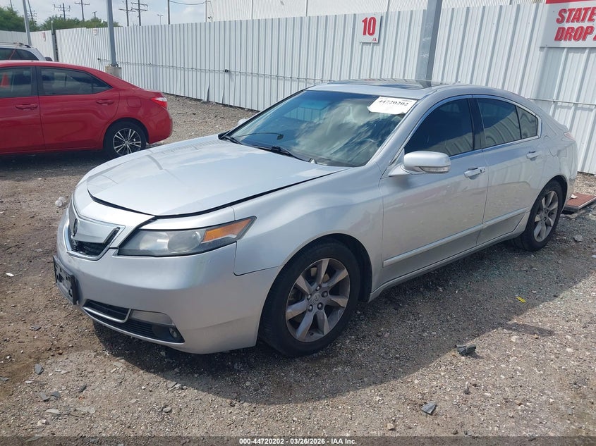 2012 Acura Tl VIN 19UUA8F55CA020969 IAAI salvage auction — FRONT END, Original (Texas), sold $1,800 on 2026-07-09 (photo 2)