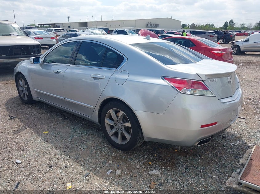 2012 Acura Tl VIN 19UUA8F55CA020969 IAAI salvage auction — FRONT END, Original (Texas), sold $1,800 on 2026-07-09 (photo 3)