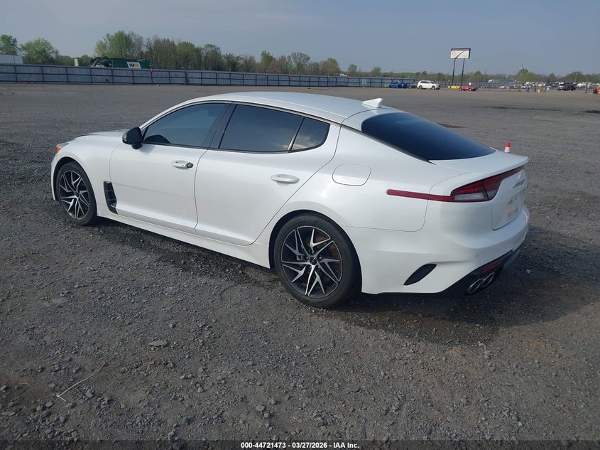 2022 Kia Stinger VIN KNAE35LDXN6103419 IAAI salvage auction — FRONT END, Wait Title, sold $5,700 on 2026-07-22 (photo 3)