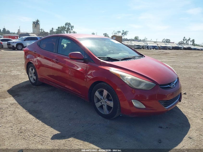 2012 Hyundai Elantra VIN KMHDH4AE3CU409968 IAAI salvage auction — REAR END, Wait Title, sold $950 on 2026-07-17 (photo 1)
