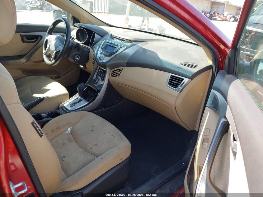 2012 Hyundai Elantra VIN KMHDH4AE3CU409968 IAAI salvage auction — REAR END, Wait Title, sold $950 on 2026-07-17 (photo 5)