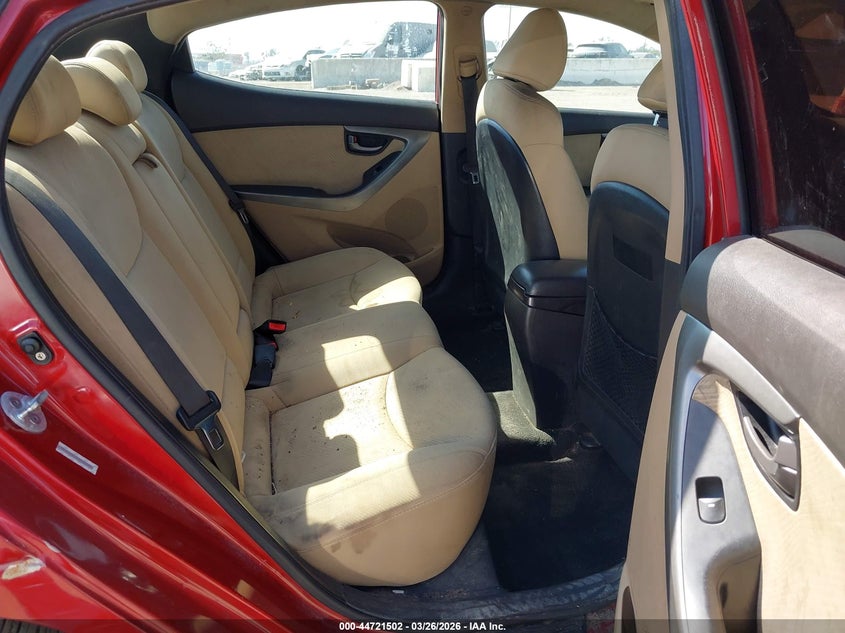2012 Hyundai Elantra VIN KMHDH4AE3CU409968 IAAI salvage auction — REAR END, Wait Title, sold $950 on 2026-07-17 (photo 8)