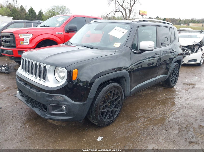 2015 Jeep Renegade VIN ZACCJADT4FPC14738 IAAI salvage auction — UNDERCARRIAGE, Wait Title, sold $1,475 on 2026-08-05 (photo 2)