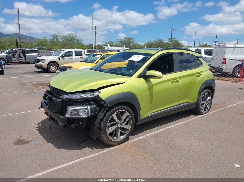 2019 Hyundai Kona VIN KM8K5CA51KU390667 IAAI salvage auction — FRONT END, Wait Title, sold $25 on 2026-07-10 (photo 2)