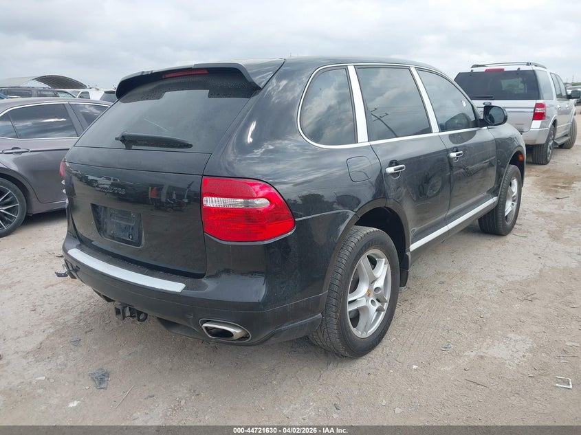 2009 Porsche Cayenne VIN WP1AA29P49LA04625 IAAI salvage auction — LEFT SIDE, Salvage (Texas), sold $400 on 2026-07-27 (photo 4)