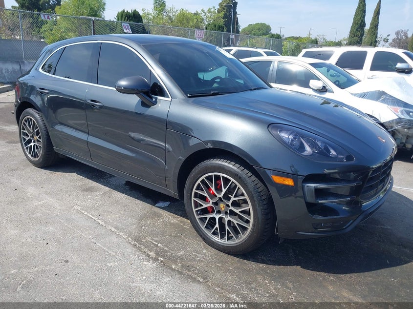 2017 Porsche Macan VIN WP1AF2A53HLB60455 IAAI salvage auction — LEFT SIDE, Salvage (California), sold $6,600 on 2026-08-02 (photo 1)