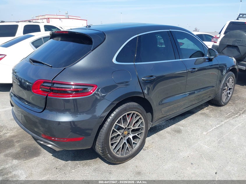 2017 Porsche Macan VIN WP1AF2A53HLB60455 IAAI salvage auction — LEFT SIDE, Salvage (California), sold $6,600 on 2026-08-02 (photo 4)
