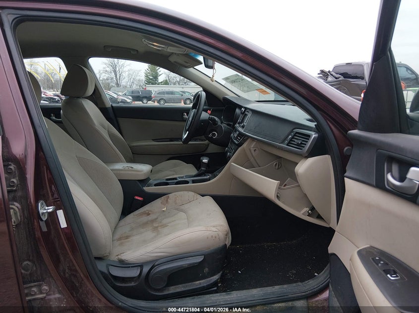 2016 Kia Optima VIN 5XXGT4L3XGG024091 IAAI salvage auction — FRONT END, Wait Title, sold $425 on 2026-07-21 (photo 5)
