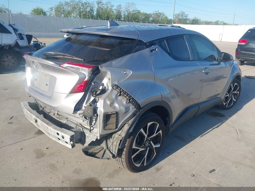 2019 Toyota C-hr VIN JTNKHMBX3K1036065 IAAI salvage auction — REAR END, Wait Title, sold $4,550 on 2026-07-17 (photo 4)