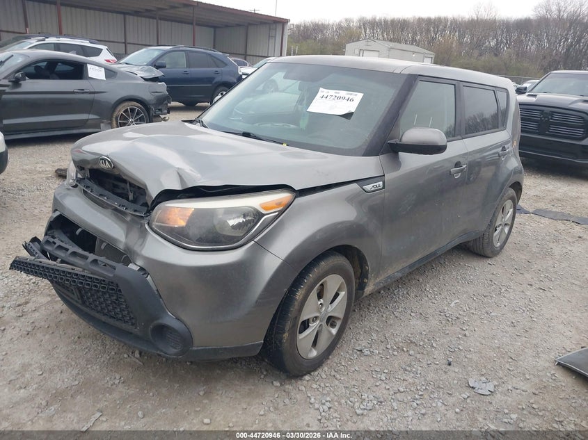 2016 Kia Soul VIN KNDJN2A27G7245171 IAAI salvage auction — FRONT END, Wait Title, sold $625 on 2026-07-15 (photo 2)