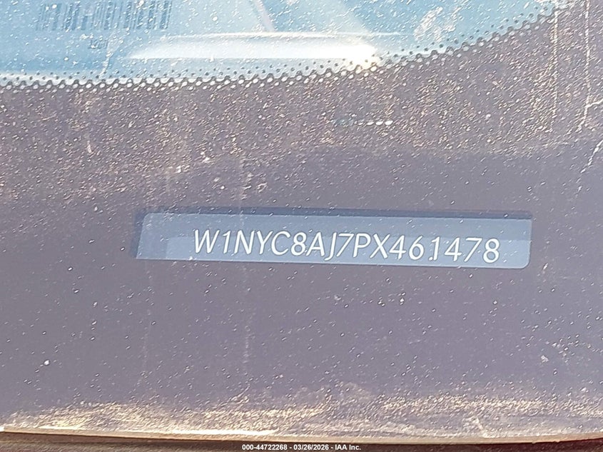 2023 Mercedes-benz G-klasse amg VIN W1NYC8AJ7PX461478 IAAI salvage auction — FRONT END, Salvage (California), sold $115,000 on 2026-07-30 (photo 9)