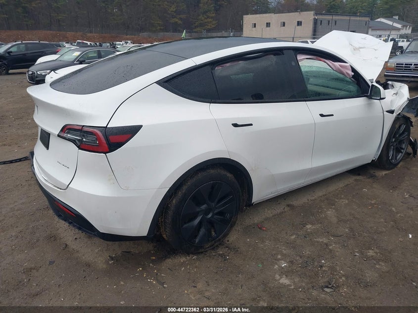 2024 Tesla Model y VIN 7SAYGDEE2RF152521 IAAI salvage auction — ALL OVER, Salvage (Massachusetts), sold $6,650 on 2026-07-09 (photo 4)