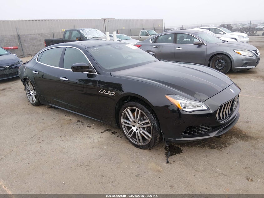 2018 Maserati Quattroporte VIN ZAM56YRA1J1281716 IAAI salvage auction — REAR END, Wait Title, sold $3,825 on 2026-07-06 (photo 1)
