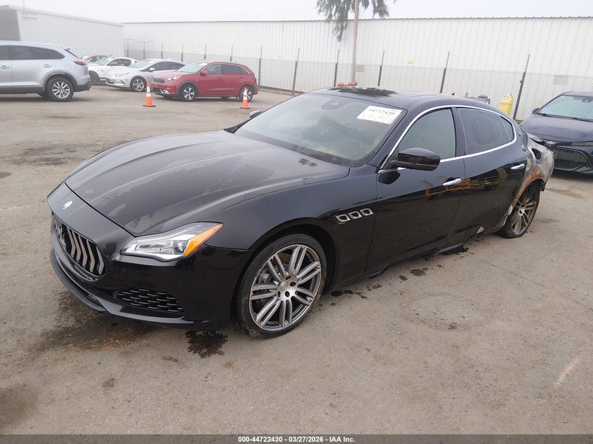 2018 Maserati Quattroporte VIN ZAM56YRA1J1281716 IAAI salvage auction — REAR END, Wait Title, sold $3,825 on 2026-07-06 (photo 2)