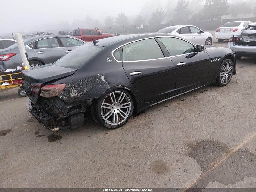 2018 Maserati Quattroporte VIN ZAM56YRA1J1281716 IAAI salvage auction — REAR END, Wait Title, sold $3,825 on 2026-07-06 (photo 4)