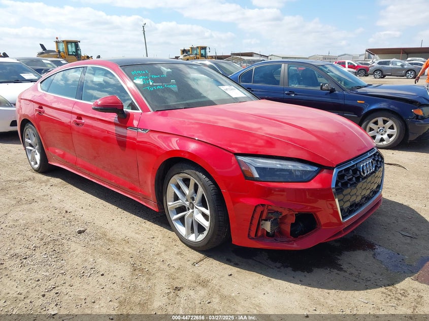 2024 Audi A5 sportback VIN WAUFACF58RA096234 — IAAI salvage auction photo