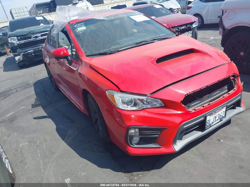 2019 Subaru Wrx VIN JF1VA1F69K8825887 IAAI salvage auction — LEFT FRONT, Wait Title, sold $4,500 on 2026-07-08 (photo 1)