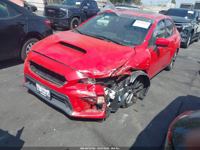 2019 Subaru Wrx VIN JF1VA1F69K8825887 IAAI salvage auction — LEFT FRONT, Wait Title, sold $4,500 on 2026-07-08 (photo 2)