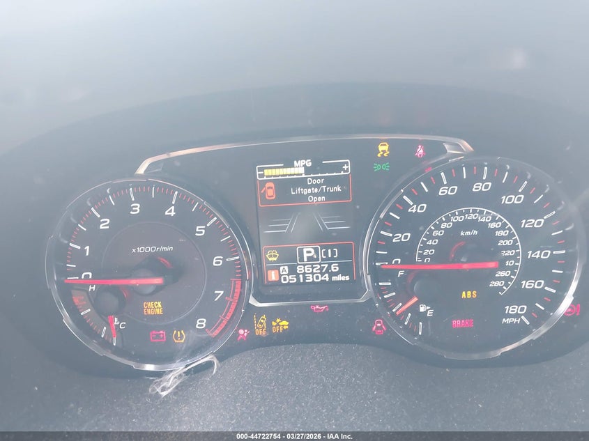 2019 Subaru Wrx VIN JF1VA1F69K8825887 IAAI salvage auction — LEFT FRONT, Wait Title, sold $4,500 on 2026-07-08 (photo 7)