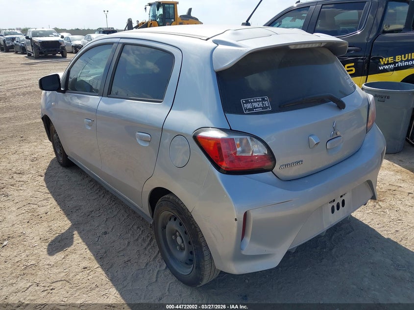 2024 Mitsubishi Mirage VIN ML32AUHJ3RH002966 IAAI salvage auction — FRONT END, Original (Texas), sold $2,400 on 2026-07-06 (photo 3)