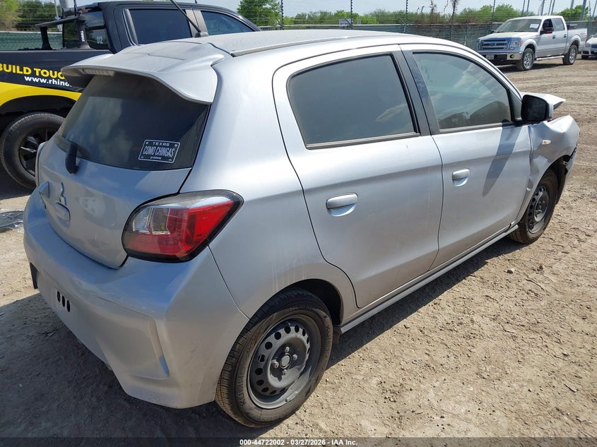 2024 Mitsubishi Mirage VIN ML32AUHJ3RH002966 IAAI salvage auction — FRONT END, Original (Texas), sold $2,400 on 2026-07-06 (photo 4)