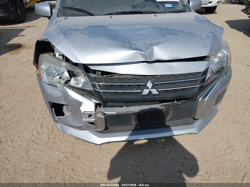 2024 Mitsubishi Mirage VIN ML32AUHJ3RH002966 IAAI salvage auction — FRONT END, Original (Texas), sold $2,400 on 2026-07-06 (photo 6)