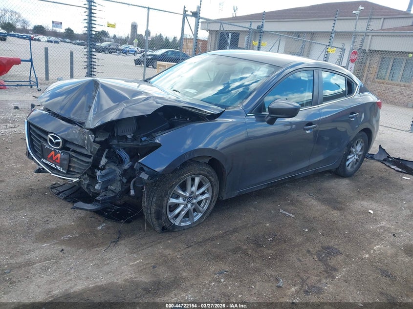 2016 Mazda 3 VIN JM1BM1U72G1335548 IAAI salvage auction — FRONT END, Wait Title, sold $375 on 2026-07-14 (photo 2)