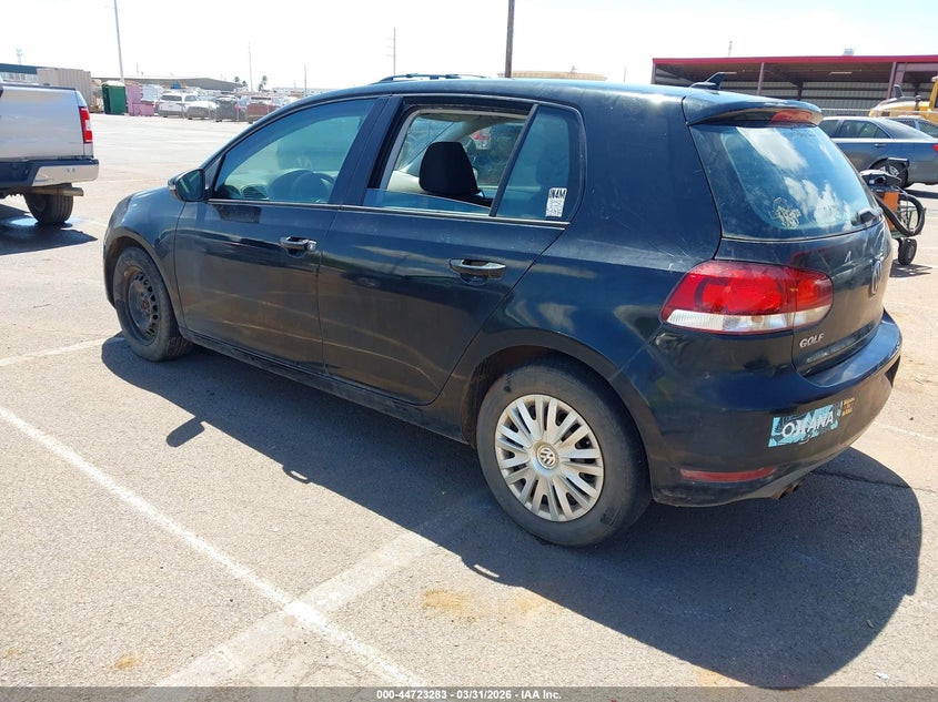 2012 Volkswagen Golf VIN WVWDB7AJ9CW344472 IAAI salvage auction — WATER/FLOOD, Salvage (Hawaii), sold $75 on 2026-08-04 (photo 3)