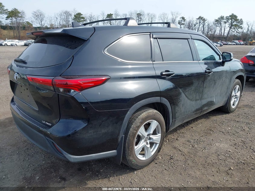 2020 Toyota Highlander VIN 5TDBZRBH7LS045265 IAAI salvage auction — LEFT SIDE, Mv-907A (New York), sold $10,200 on 2026-07-28 (photo 4)