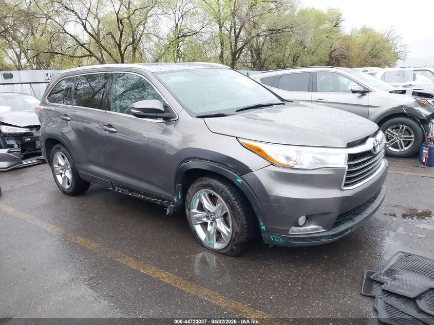 2016 Toyota Highlander VIN 5TDDKRFH1GS331464 IAAI salvage auction — RIGHT SIDE, Salvage (Utah), sold $7,200 on 2026-07-23 (photo 1)