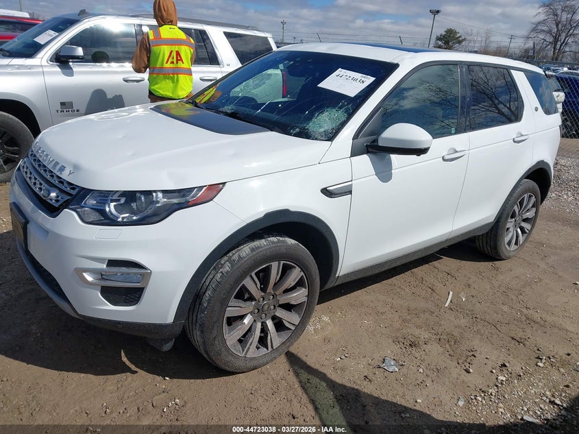 2018 Land rover Discovery sport VIN SALCT2RX9JH767664 IAAI salvage auction — HAIL, Salvage (Illinois), sold $3,075 on 2026-07-28 (photo 2)
