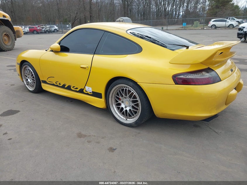 2002 Porsche 911 VIN WP0AA29962S620924 IAAI salvage auction — WATER/FLOOD, Salvage (Connecticut), sold $10,200 on 2026-07-30 (photo 3)
