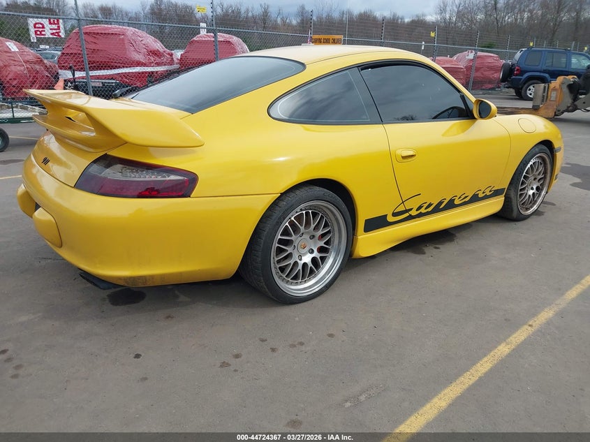 2002 Porsche 911 VIN WP0AA29962S620924 IAAI salvage auction — WATER/FLOOD, Salvage (Connecticut), sold $10,200 on 2026-07-30 (photo 4)