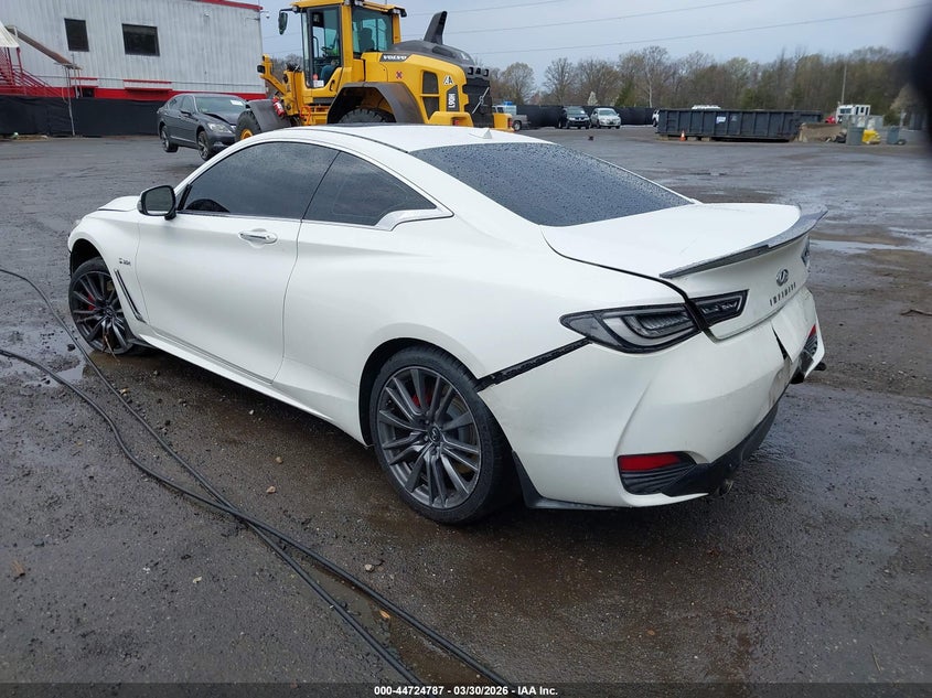 2017 Infiniti Q60 VIN JN1FV7EK7HM610323 IAAI salvage auction — FRONT & REAR, Wait Title, sold $3,650 on 2026-07-08 (photo 3)