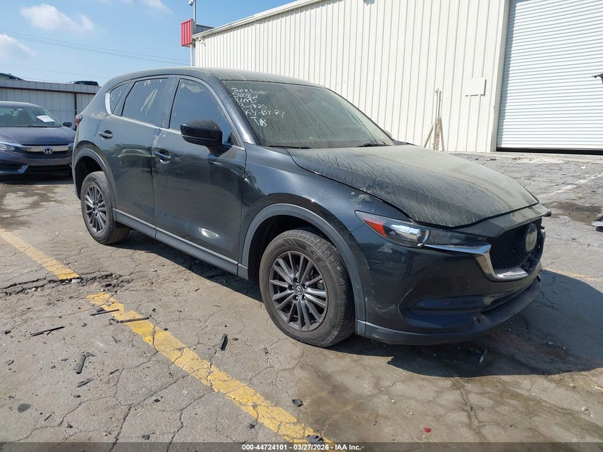 2021 Mazda Cx-5 VIN JM3KFBBM5M0381280 IAAI salvage auction — LEFT FRONT, Salvage (Georgia), sold $6,100 on 2026-07-08 (photo 1)