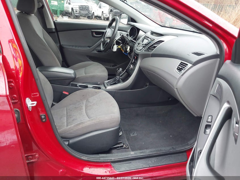 2015 Hyundai Elantra VIN KMHDH4AE3FU423454 IAAI salvage auction — THEFT, Salvage - Greater Than 75% (Maryland), sold $1,150 on 2026-07-16 (photo 5)