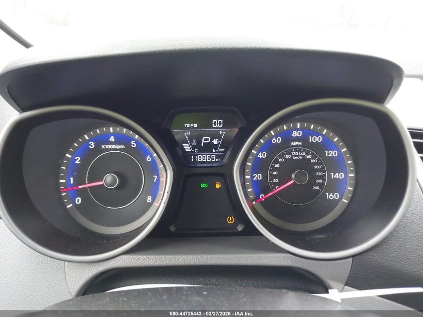 2015 Hyundai Elantra VIN KMHDH4AE3FU423454 IAAI salvage auction — THEFT, Salvage - Greater Than 75% (Maryland), sold $1,150 on 2026-07-16 (photo 7)