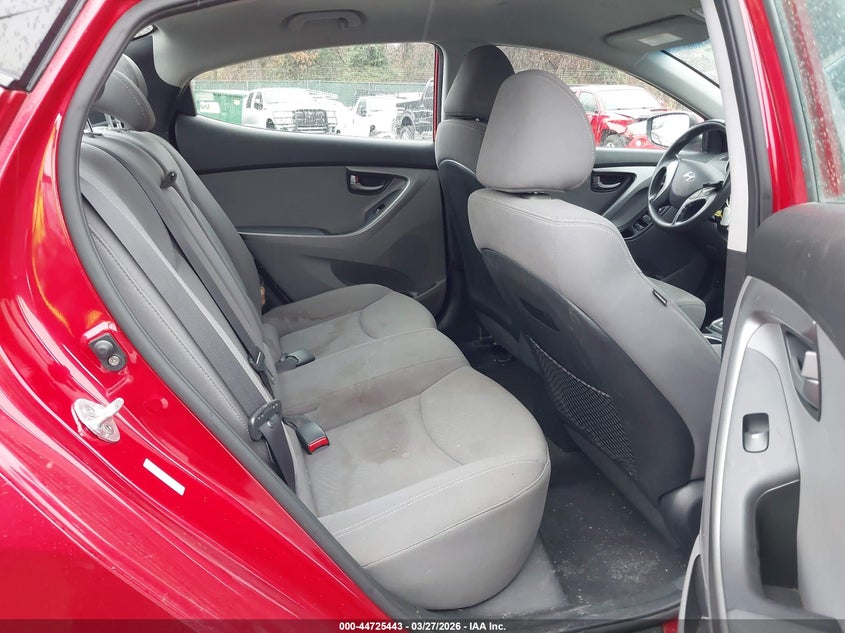 2015 Hyundai Elantra VIN KMHDH4AE3FU423454 IAAI salvage auction — THEFT, Salvage - Greater Than 75% (Maryland), sold $1,150 on 2026-07-16 (photo 8)
