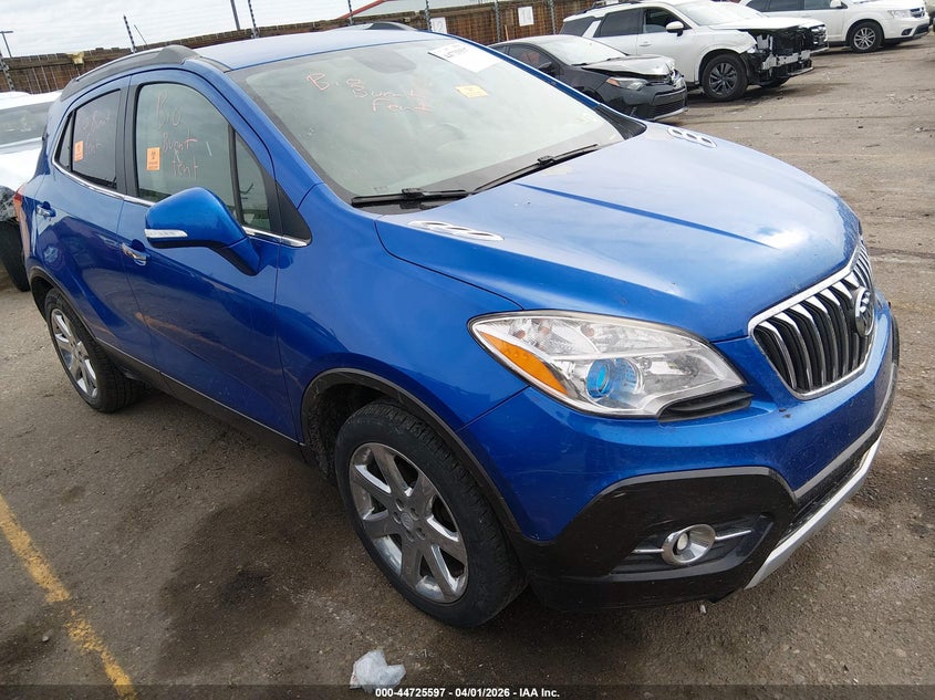 2014 Buick Encore VIN KL4CJFSB7EB589226 IAAI salvage auction — BIOHAZARD/CHEMICAL, Bill Of Sale (Colorado), sold $400 on 2026-07-14 (photo 1)