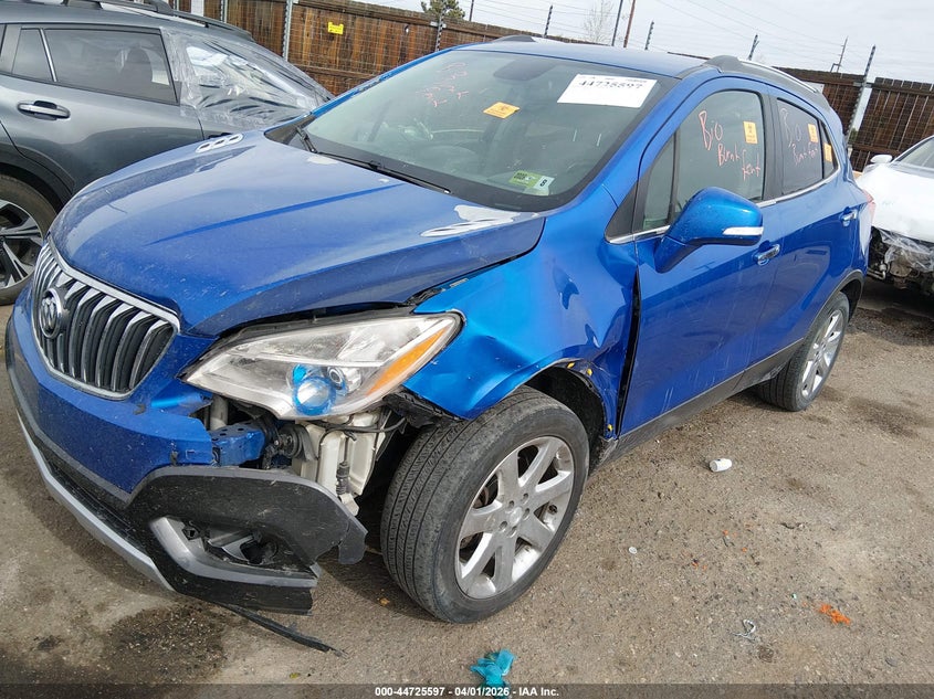 2014 Buick Encore VIN KL4CJFSB7EB589226 IAAI salvage auction — BIOHAZARD/CHEMICAL, Bill Of Sale (Colorado), sold $400 on 2026-07-14 (photo 2)